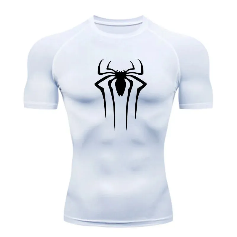New Compression Shirt for Men-Super Hero Short Sleeve Fitness T Shirt