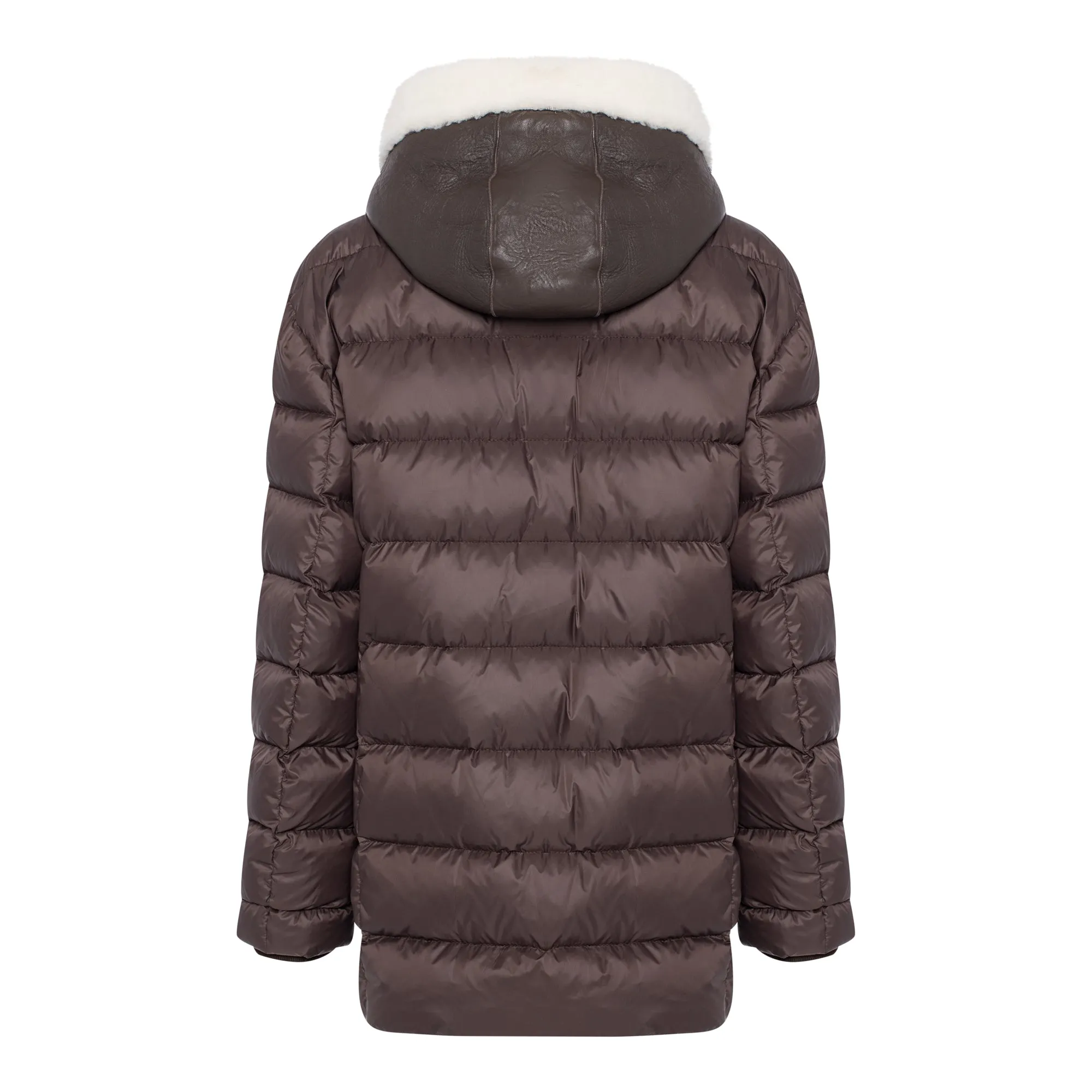 Newport Shearling goose down parka