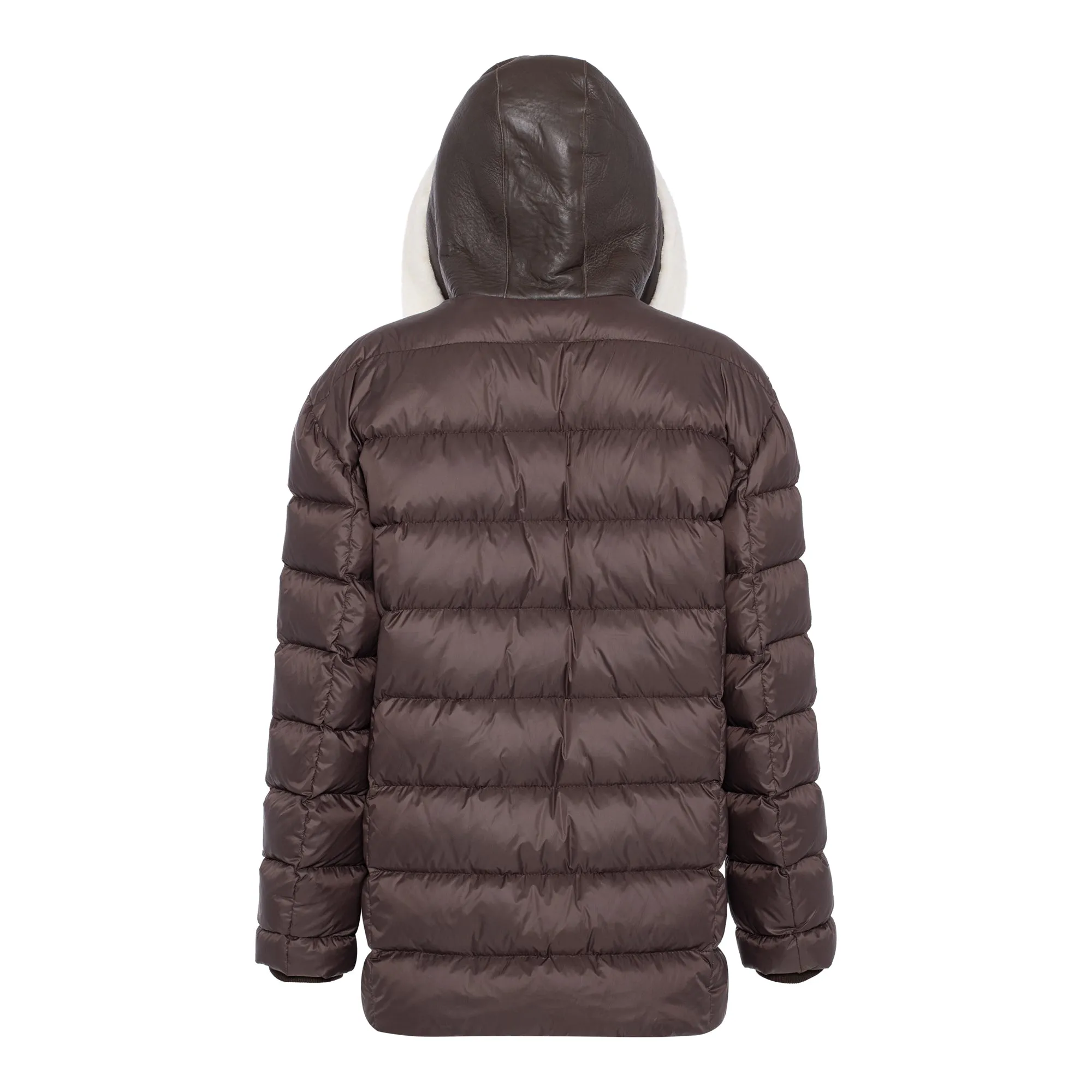 Newport Shearling goose down parka