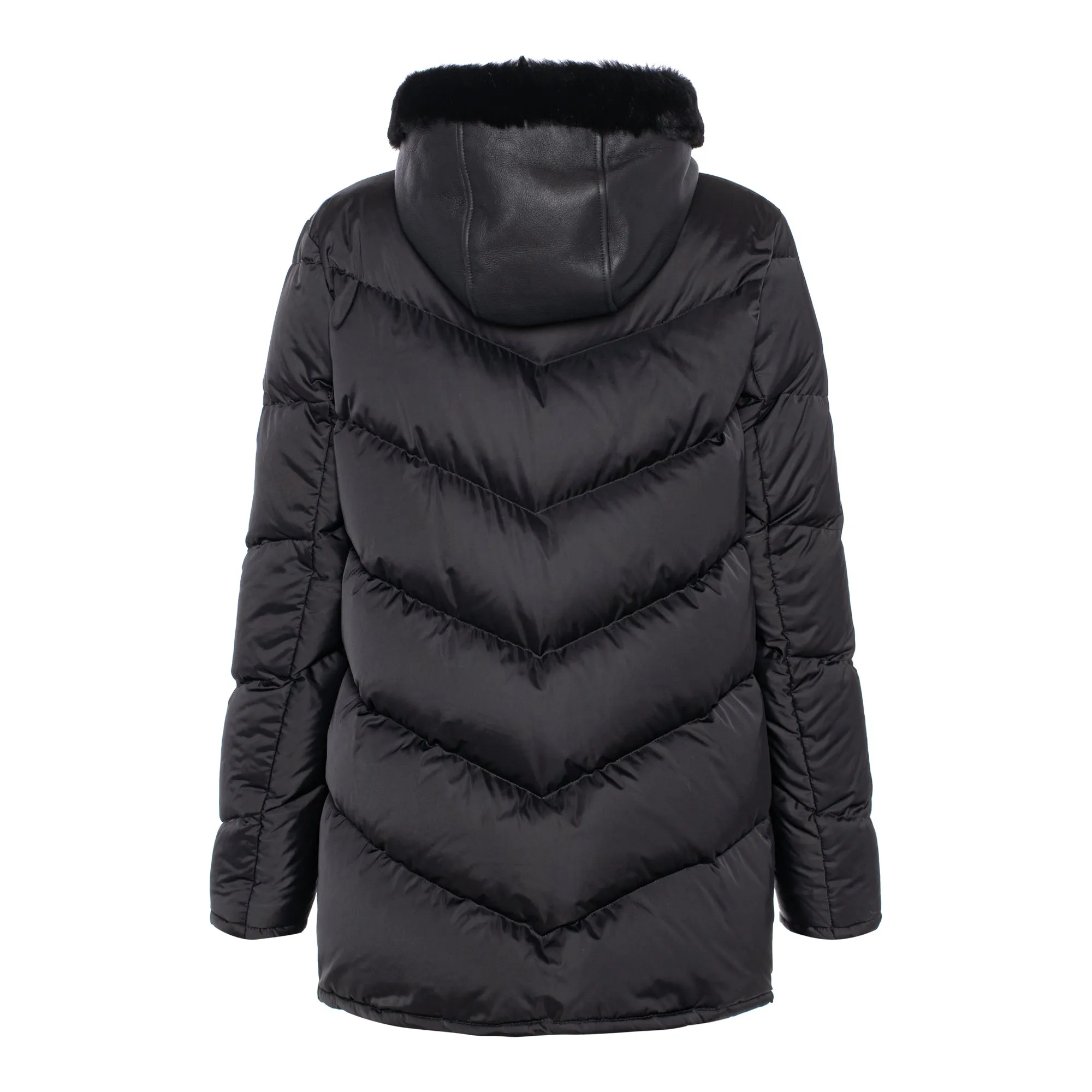 Newport Shearling goose down parka