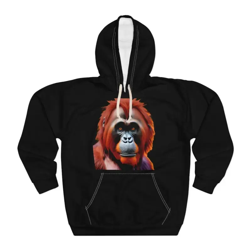 Orangutan Pullover Hoodie Vibrant Street Style