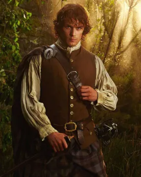 Outlander Jamie Fraser Brown Vest
