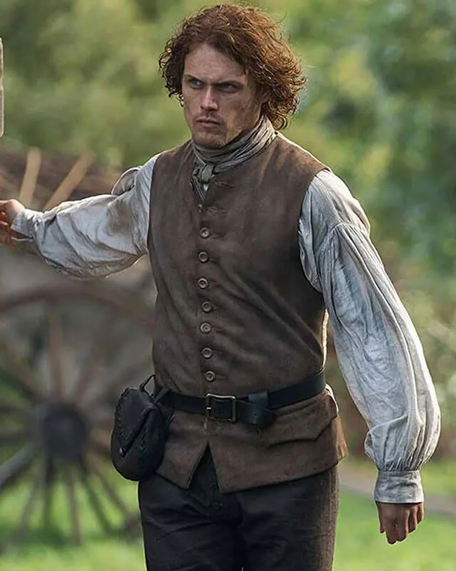 Outlander Jamie Fraser Brown Vest