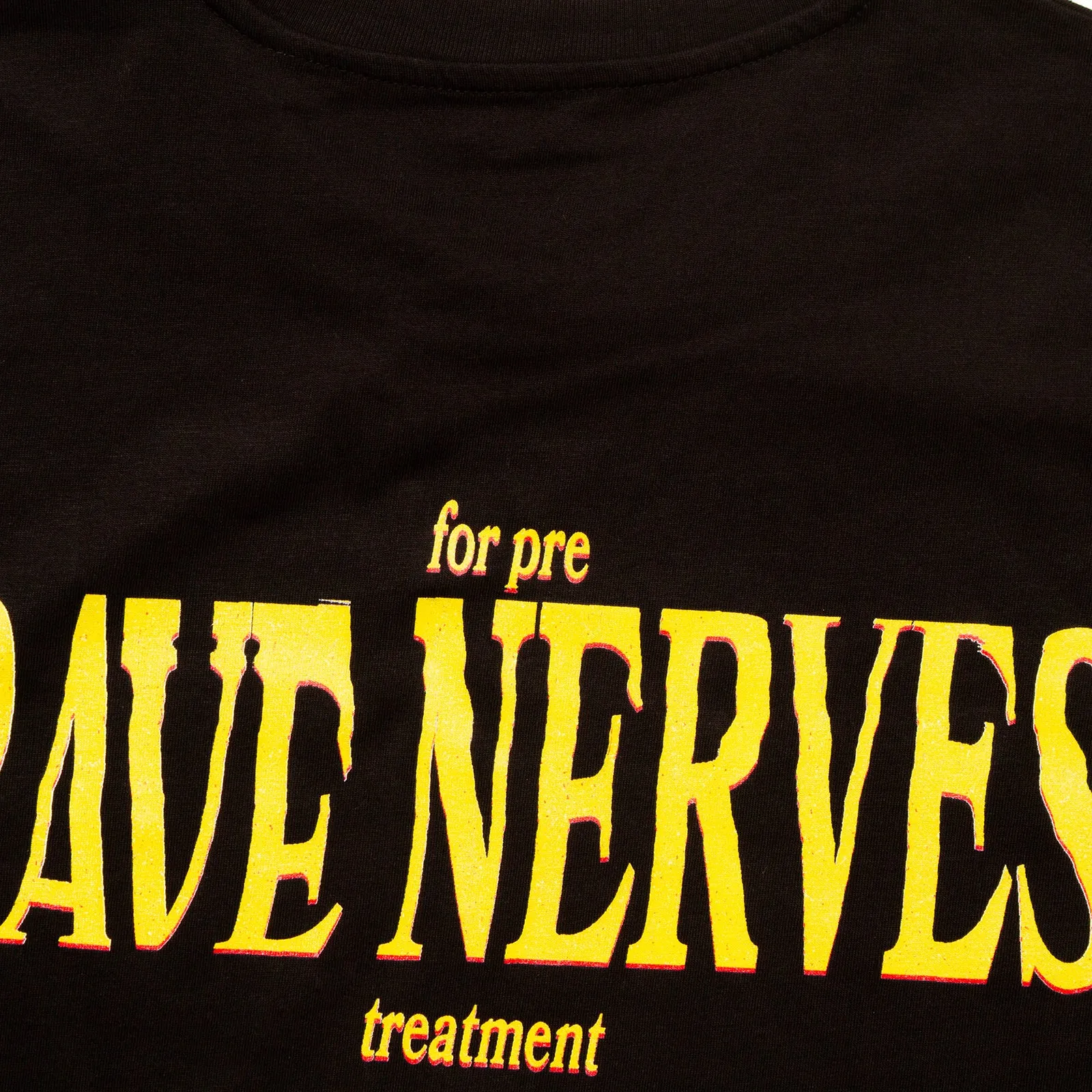 Rave Nerves Back Print - Tshirt - Black