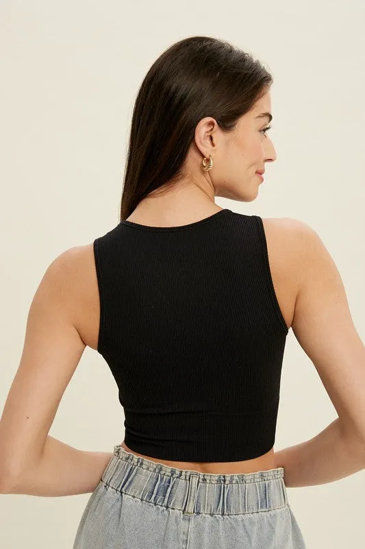 Ribbed Tank Bralette