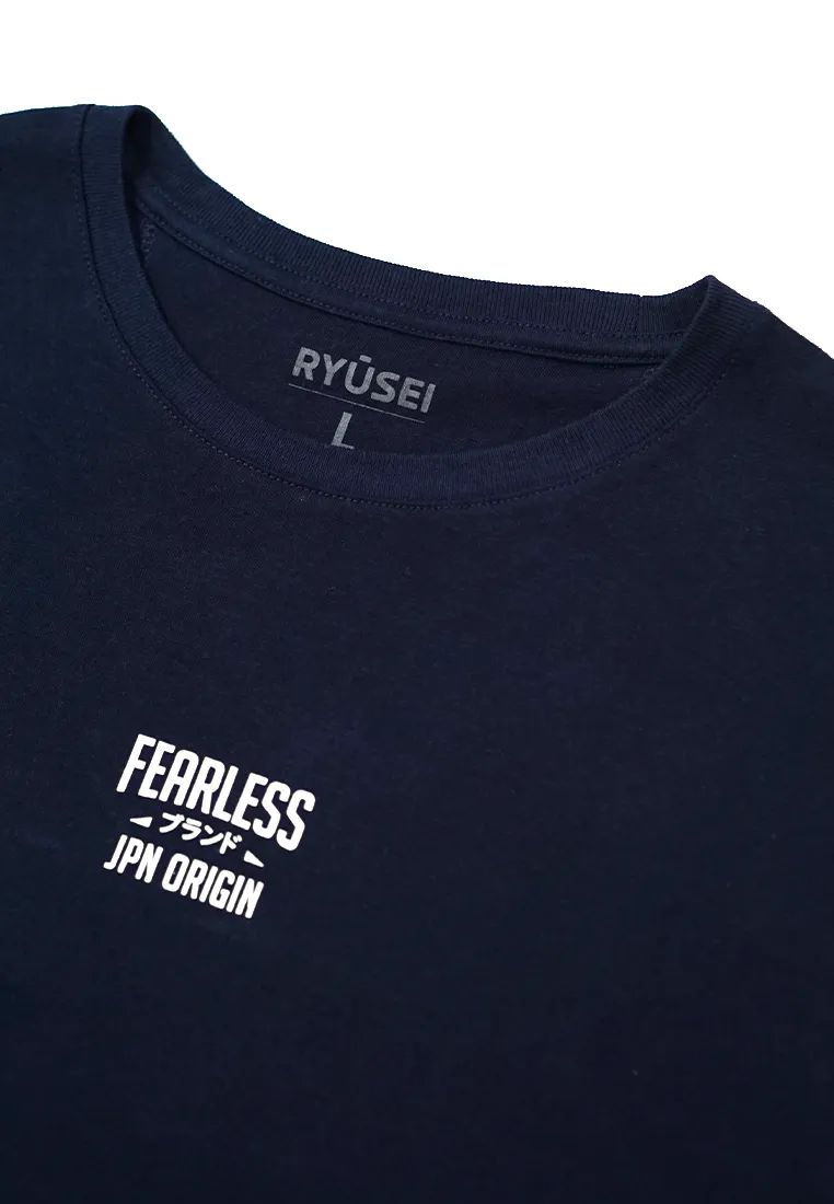 Ryusei Kaos Pria Wakumi Navy