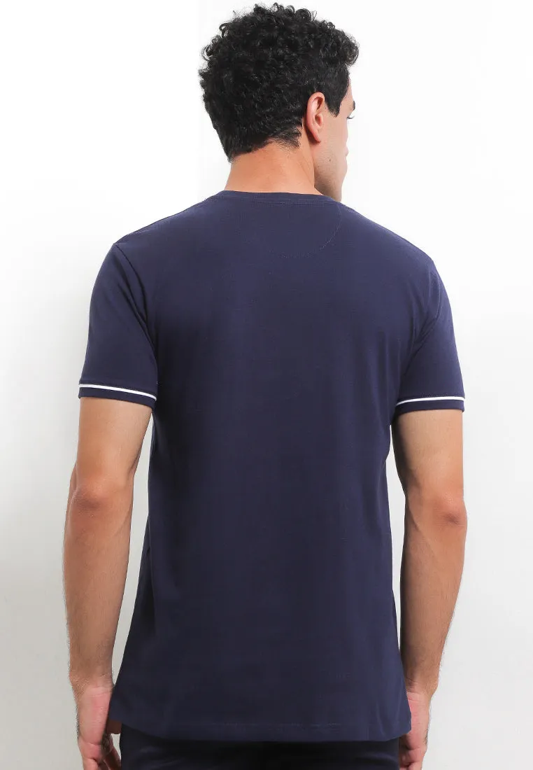 Ryusei Kaos Pria Wakumi Navy