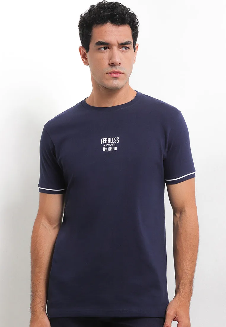 Ryusei Kaos Pria Wakumi Navy