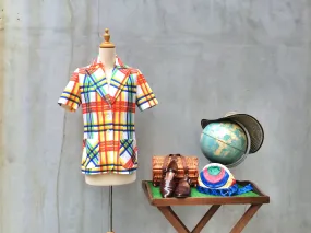 SALE | Candied Stripers | Vintage 1960s 1970s multi-colored stripe Groovy retro mod Jacket
