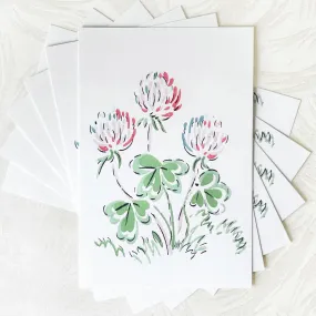 Simple Clovers - Layering PostCards