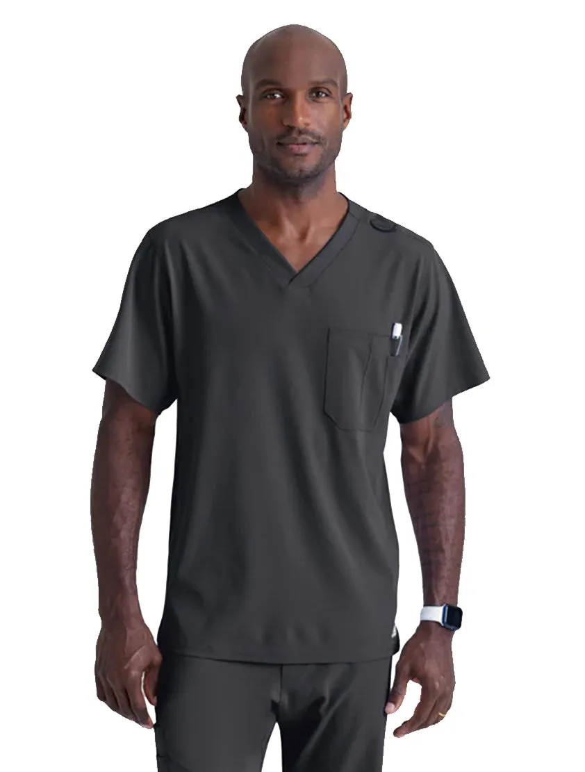 SKECHERS™ by Barco Structure 1-Pocket V-Neck Scrub Top