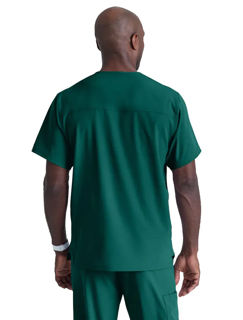 SKECHERS™ by Barco Structure 1-Pocket V-Neck Scrub Top