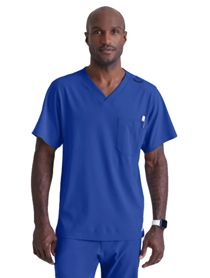SKECHERS™ by Barco Structure 1-Pocket V-Neck Scrub Top