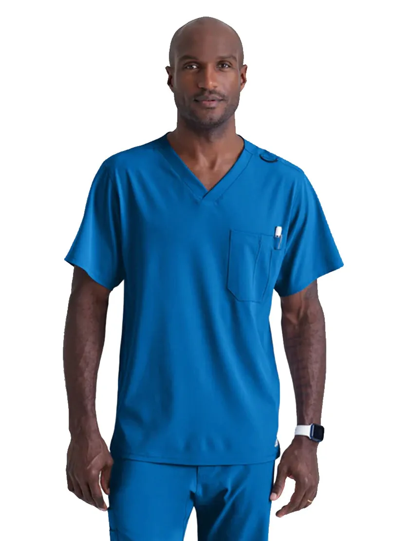 SKECHERS™ by Barco Structure 1-Pocket V-Neck Scrub Top