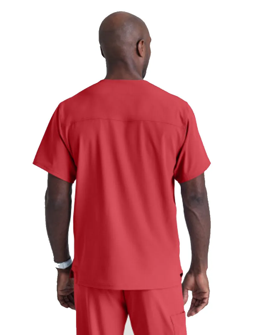SKECHERS™ by Barco Structure 1-Pocket V-Neck Scrub Top