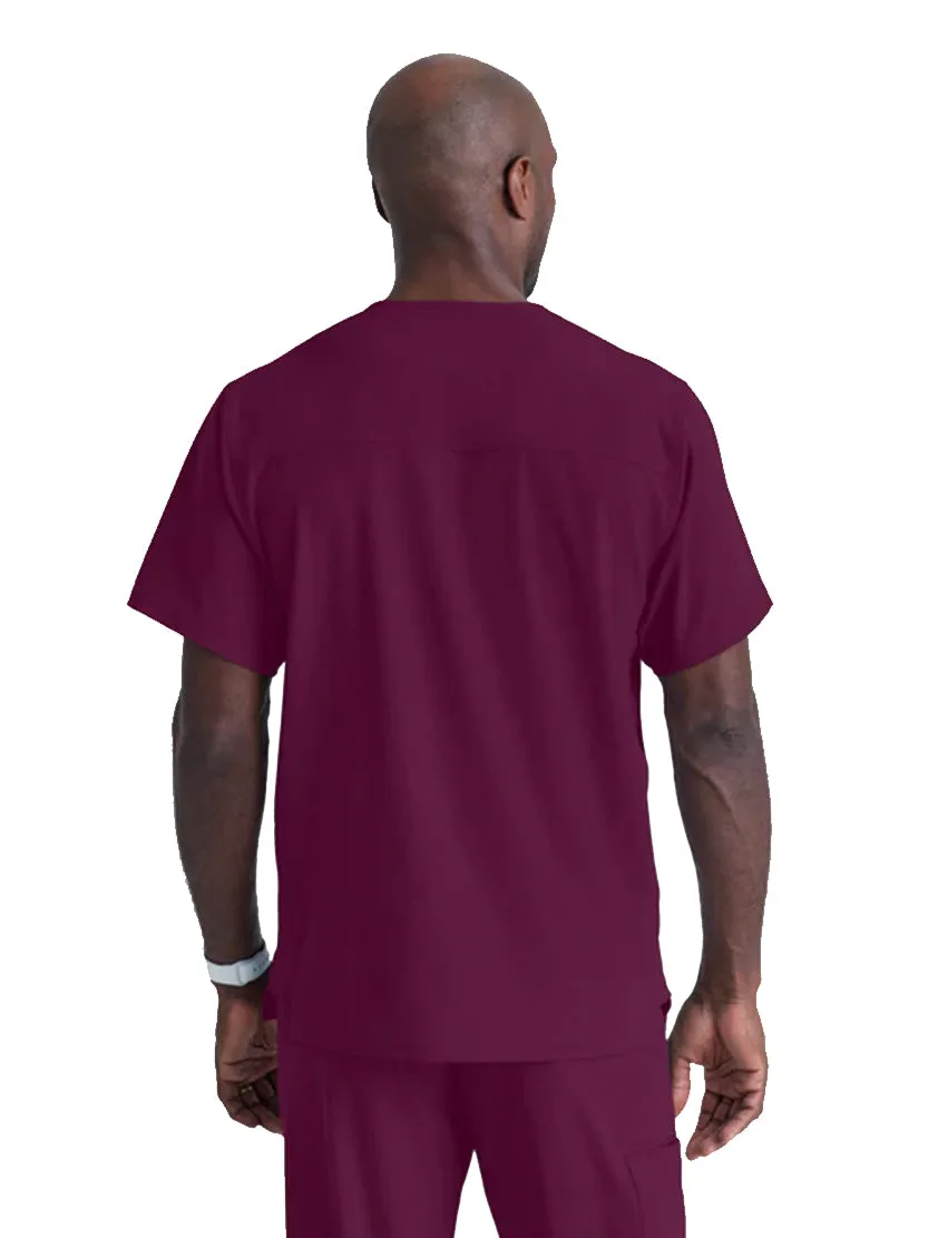 SKECHERS™ by Barco Structure 1-Pocket V-Neck Scrub Top