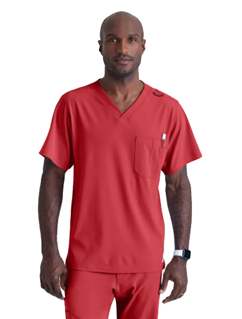 SKECHERS™ by Barco Structure 1-Pocket V-Neck Scrub Top