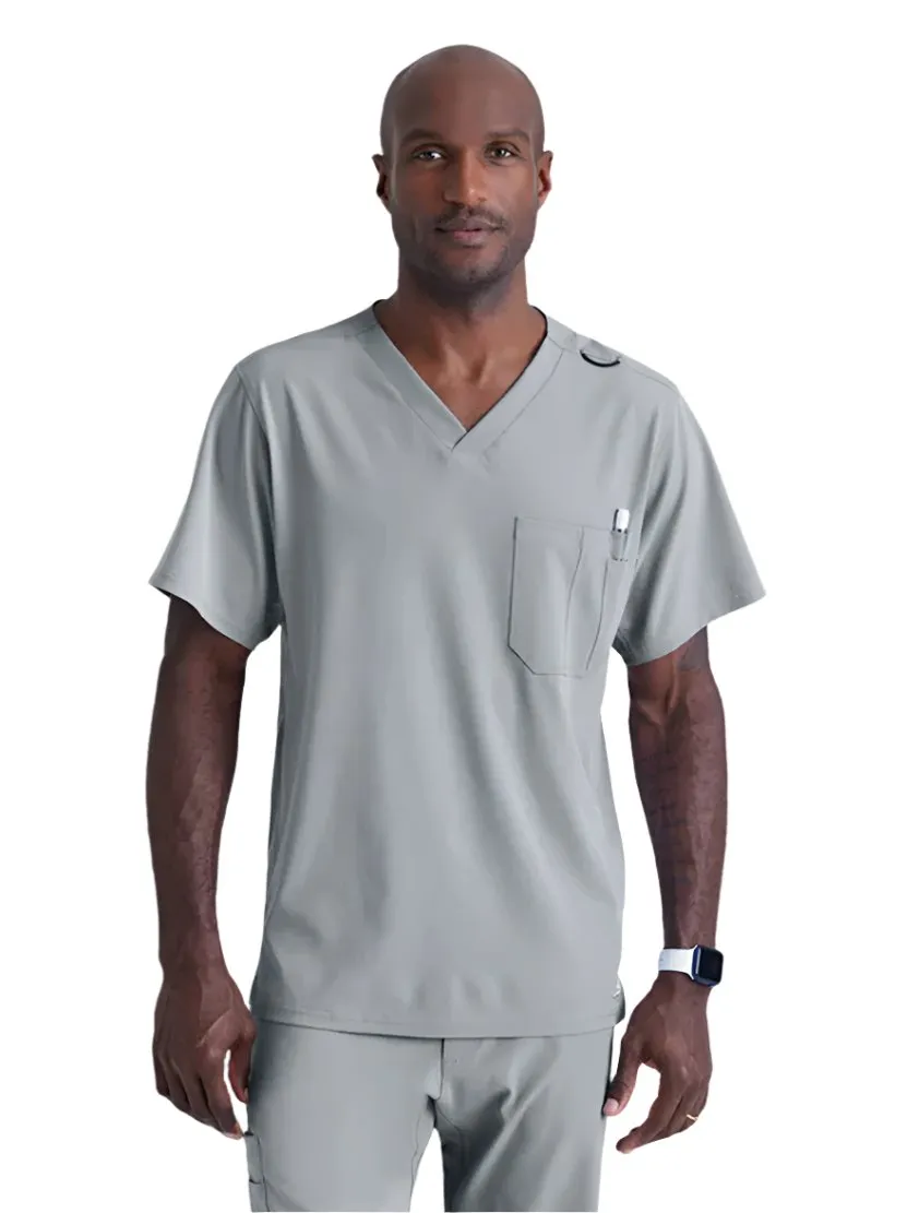 SKECHERS™ by Barco Structure 1-Pocket V-Neck Scrub Top