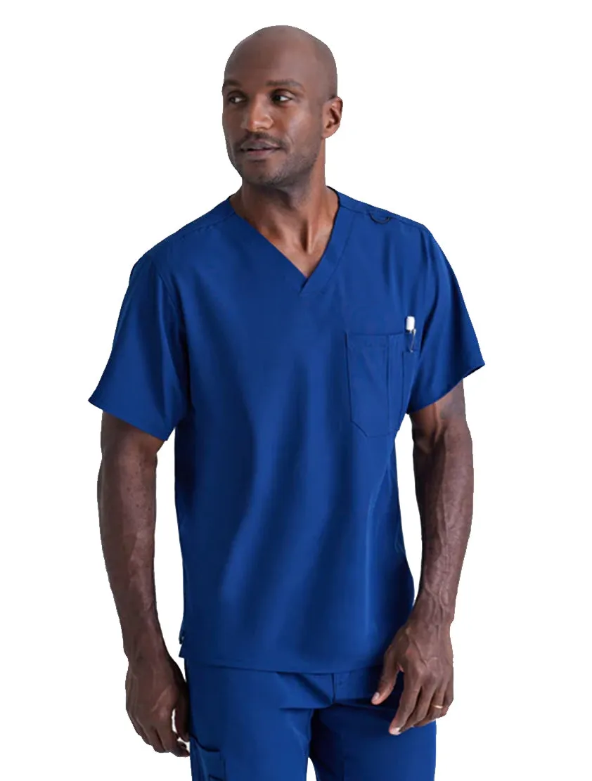 SKECHERS™ by Barco Structure 1-Pocket V-Neck Scrub Top
