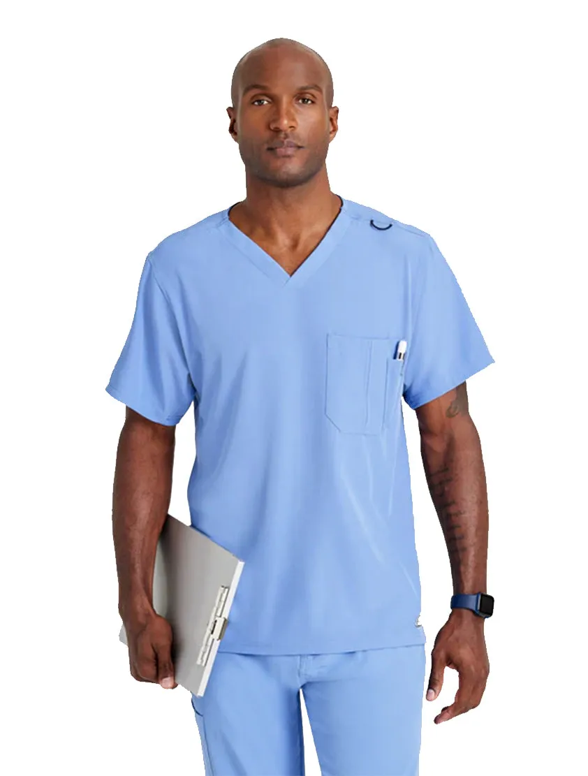 SKECHERS™ by Barco Structure 1-Pocket V-Neck Scrub Top