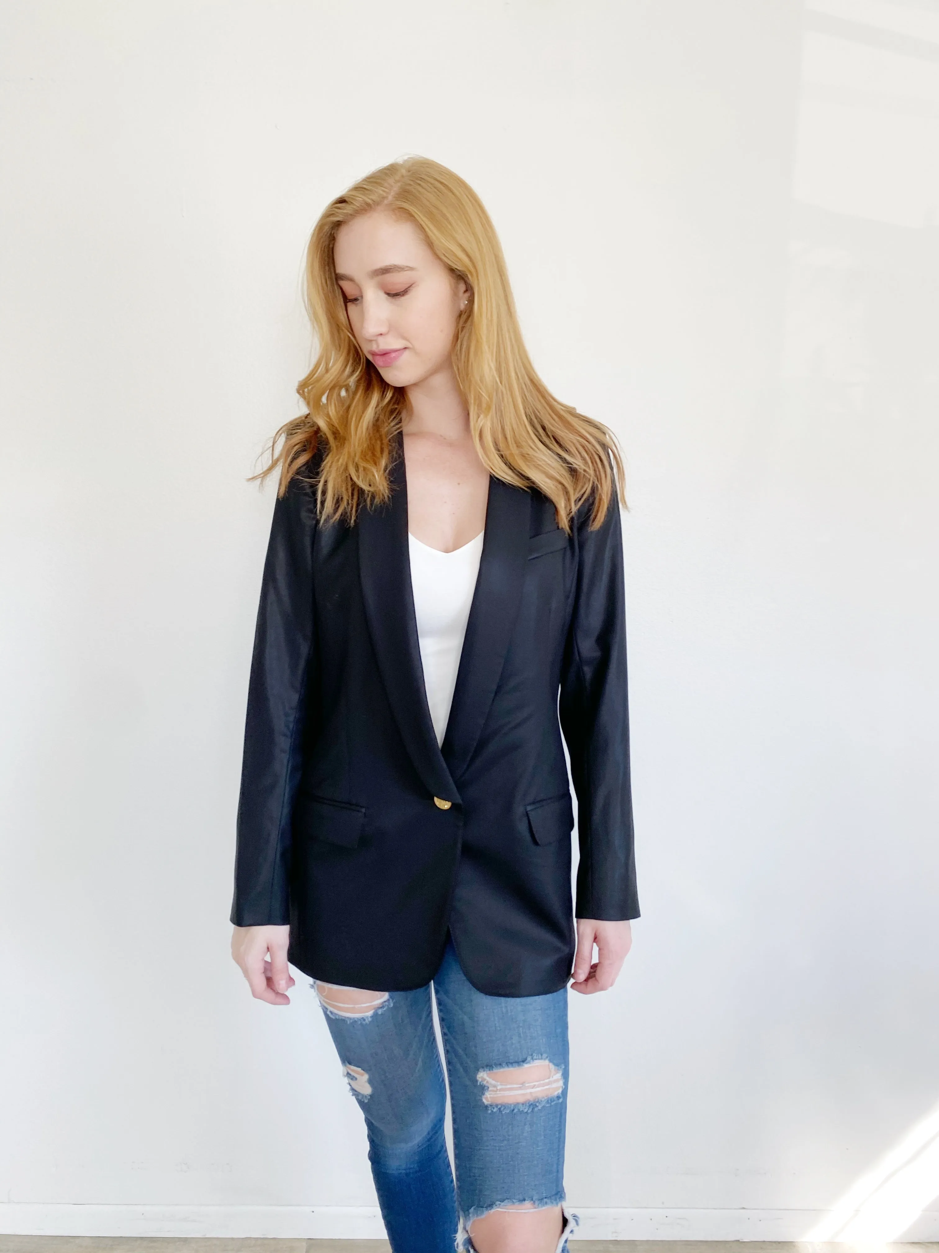 SMYTHE Wool Boyfriend Blazer 8