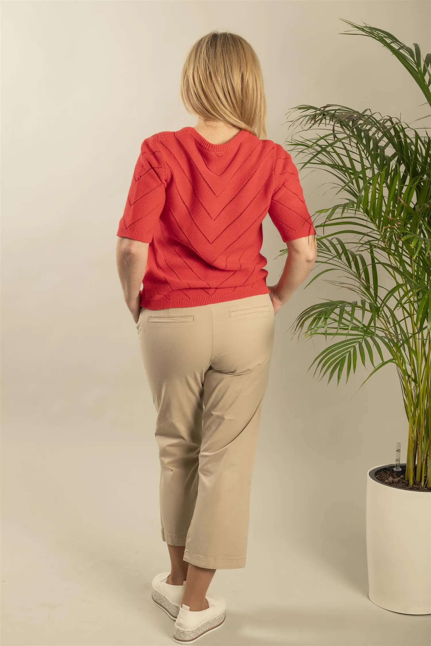 Soffyns Kulott Chinos - White Pepper