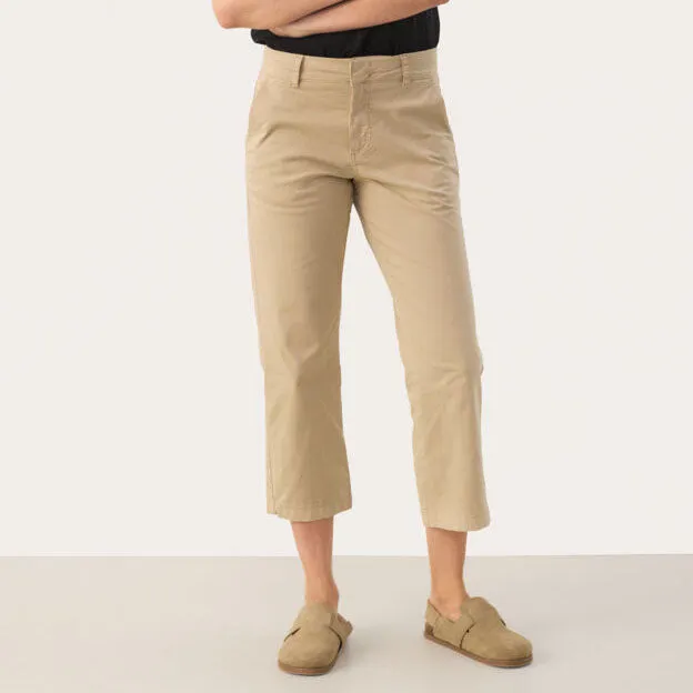 Soffyns Kulott Chinos - White Pepper