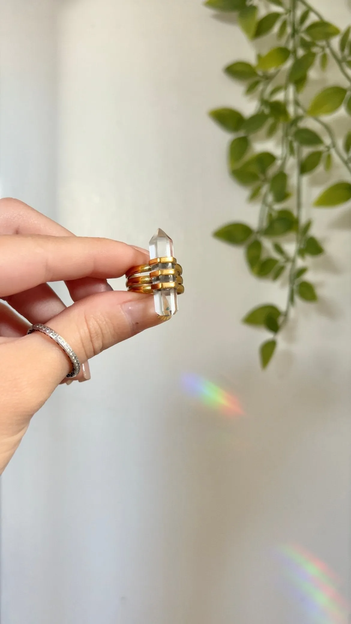 The Catalyst • Clear Quartz Ring