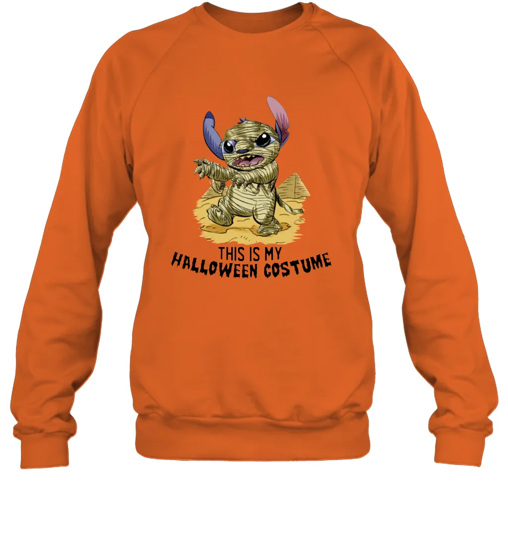 This Is My Halloween Costume Mummy Stitch Shirt Crewneck Sweatshirt