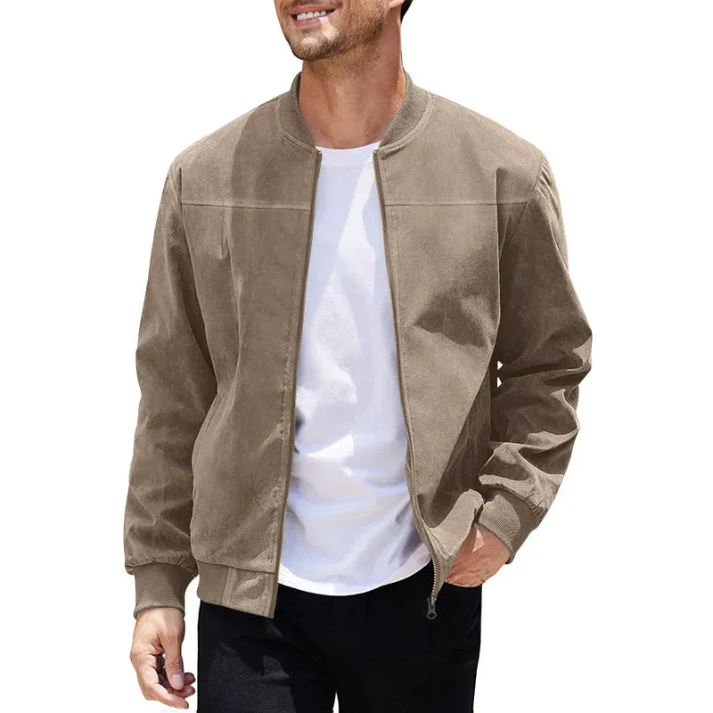 Titan® | Suede Bomber Jacket