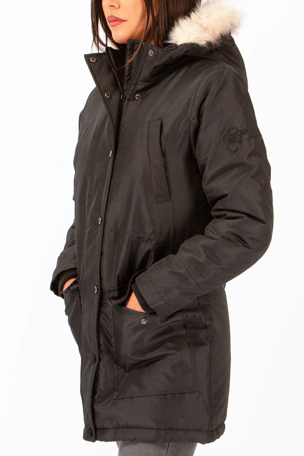 Trinity Faux Fur Hooded Parka