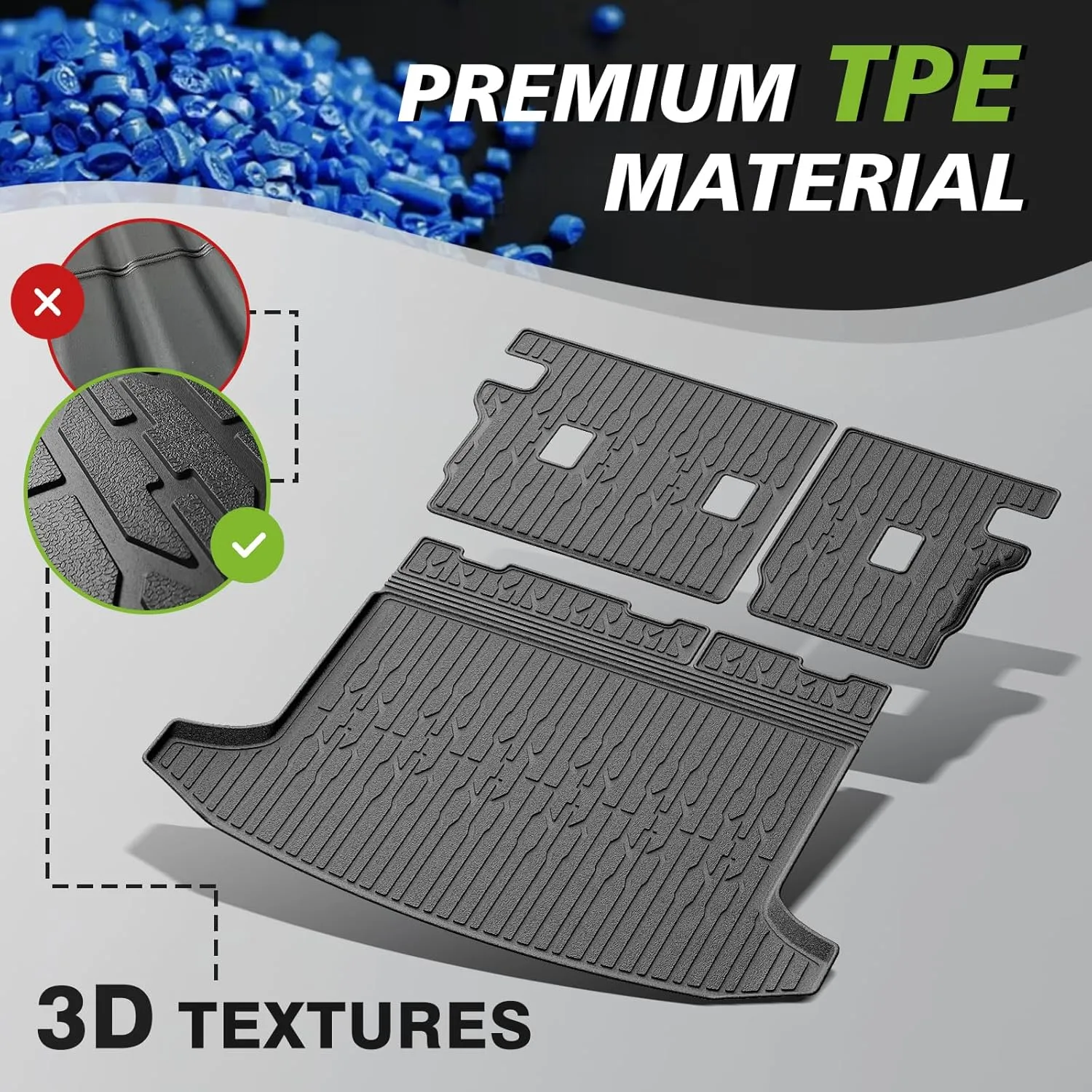 Trunk Mat And Backseat Cover for Blazer EV 2024 