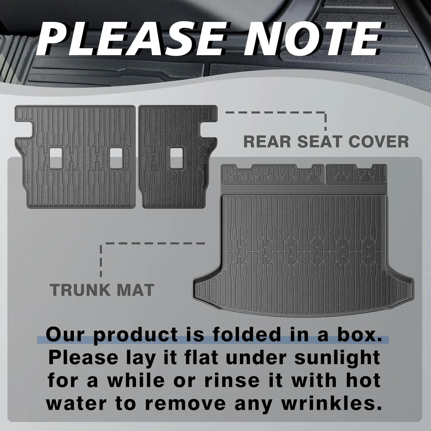 Trunk Mat And Backseat Cover for Blazer EV 2024 