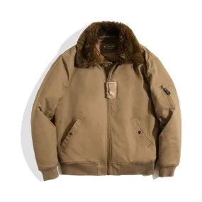 WINTER B15 FALL PADDED FLEECE COLLAR JACKET