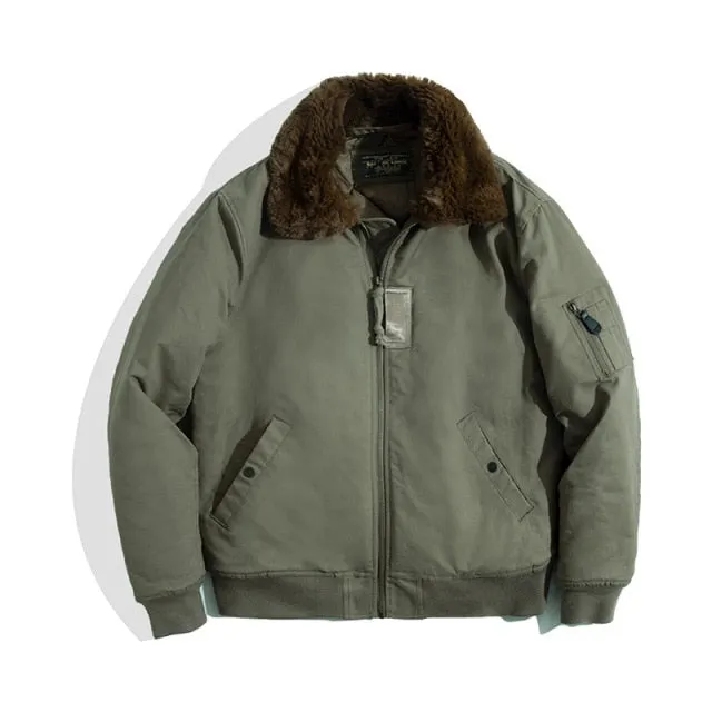 WINTER B15 FALL PADDED FLEECE COLLAR JACKET