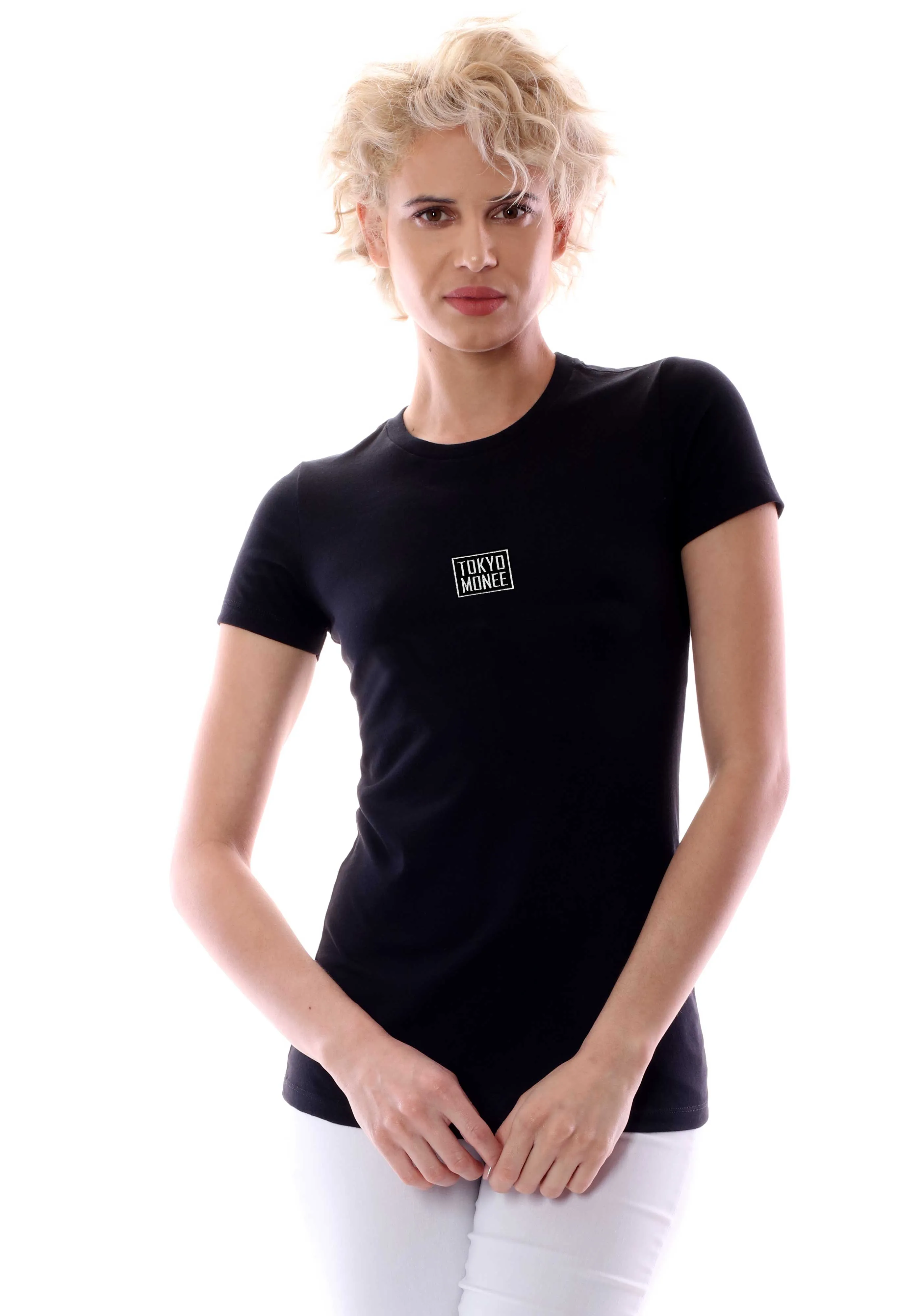 Women's Tokyo Monee Logo Patch Graphic T-Shirt