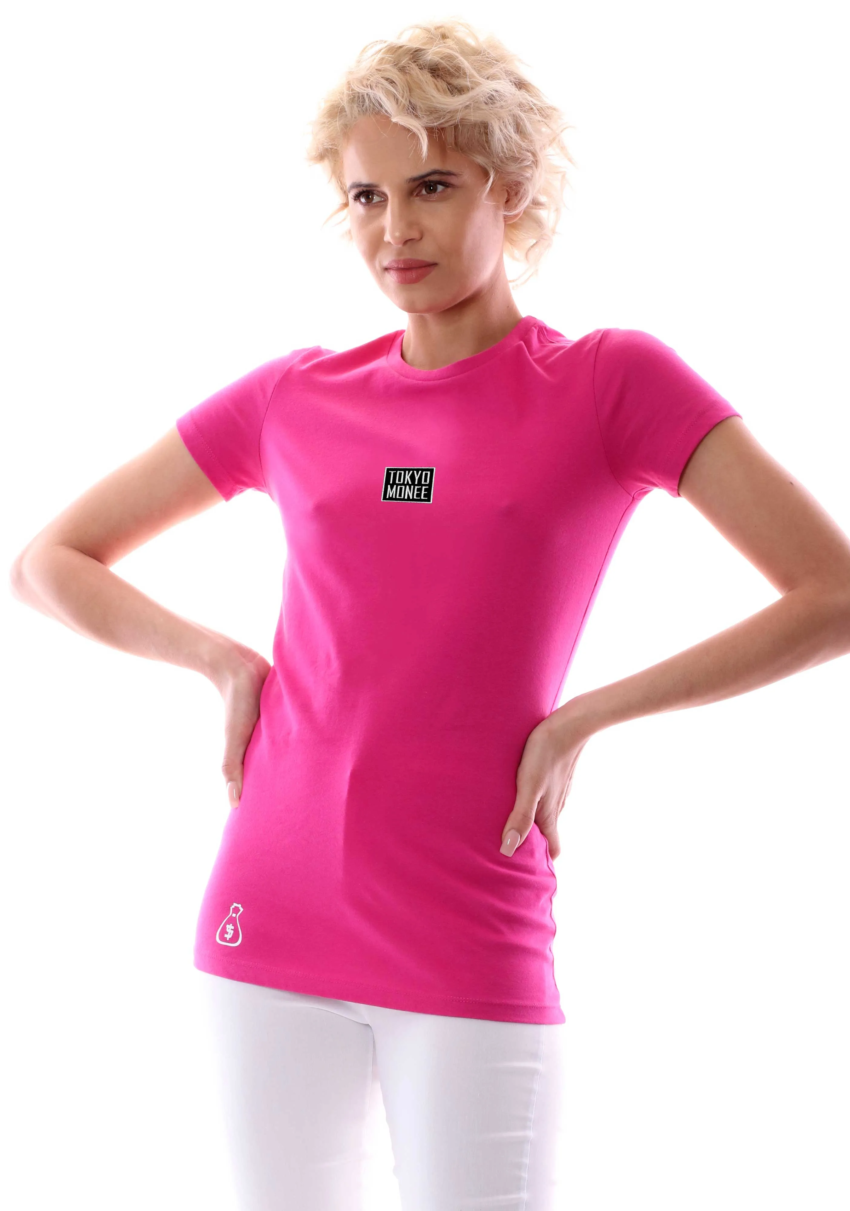 Women's Tokyo Monee Logo Patch Graphic T-Shirt